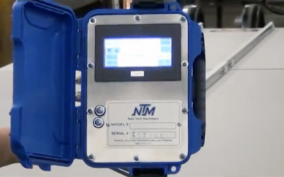 EZ-Counter Computerized Length Controller for SSR™ Roof Panel Machines & MACH II™ Gutter Machines