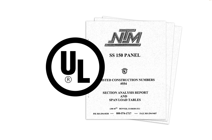(article) NTM Roof Panel Machine Profiles and UL Compliance: What Does it Mean? (article) NTM Roof Panel Machine Profiles and UL Compliance: What Does it Mean?