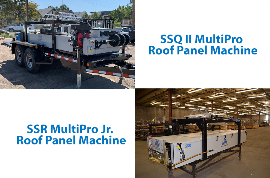 (article) Portable Roof Panel Machines: New Tech Machinery SSQ II vs. SSR (article) Portable Roof Panel Machines: New Tech Machinery SSQ II vs. SSR