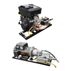 Gas and electric quick change power packs
