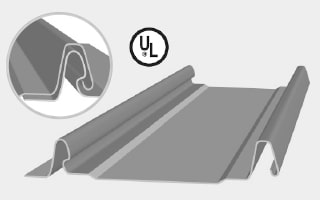 FF100 – 1″ Snap-Lock With Slotted Flange