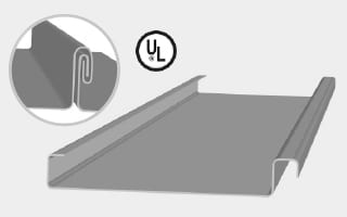 SS100 – 1″ Mechanical Seam