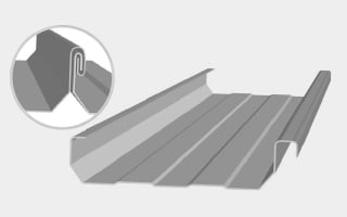 TRQ250 – 2.5″ Mechanical Seam Trapezoid