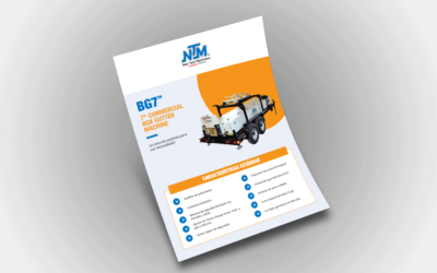 BG7 Box Gutter Machine Flyer – Spanish