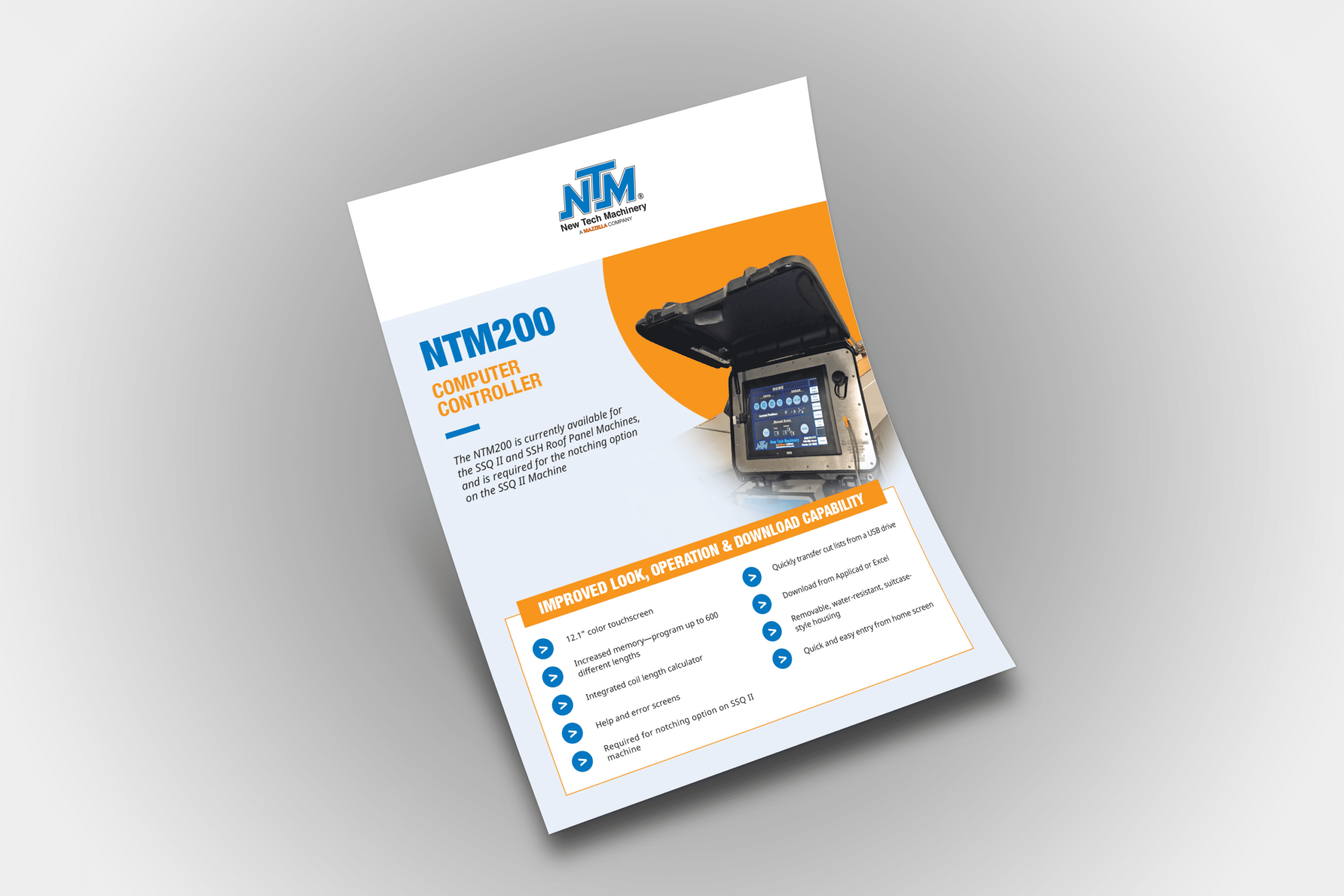 (literature) NTM 200 Computer Controller Flyer