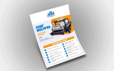 SSQ II MultiPro Roof Panel Machine Flyer – Spanish