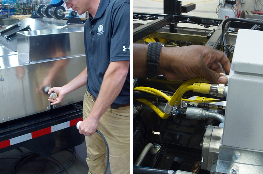 ways to unplug portable rollforming machine