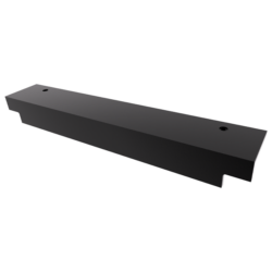 Black bracket to attach run-out stand to front of BG7