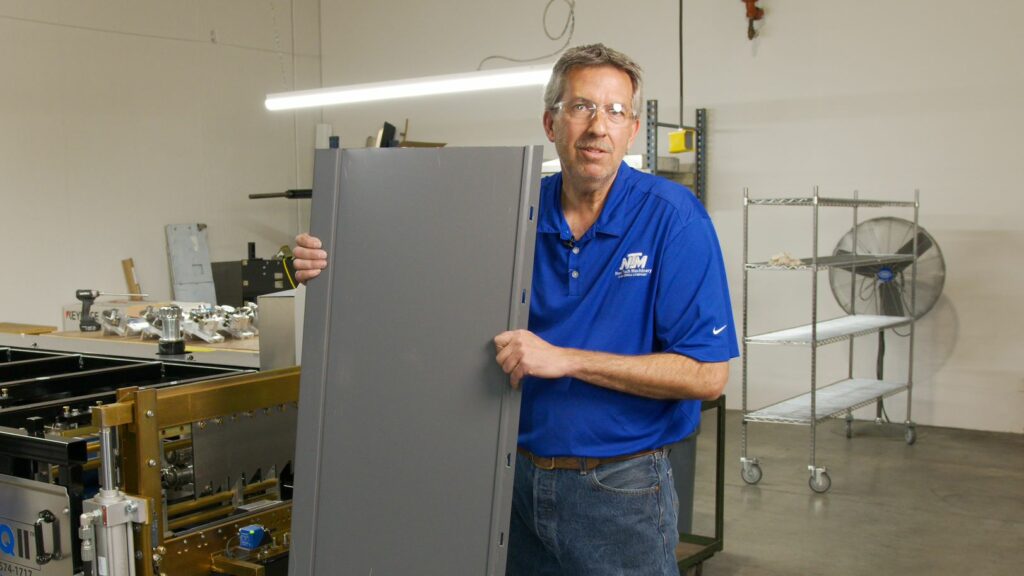 Steve with board and batten panel.