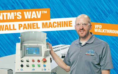 New Tech Machinery’s WAV™ Wall Panel Machine – VFD Walkthrough