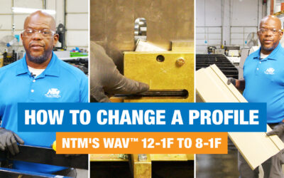 How To Change A Profile – New Tech Machinery’s WAV™ 12-1F to 8-1F