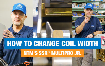 How to Change Coil Widths for a New Tech Machinery SSR™ MultiPro Jr.
