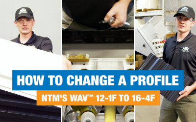 How To Change A Profile – NTM’s WAV™ Machine 12-1F to 16-4F