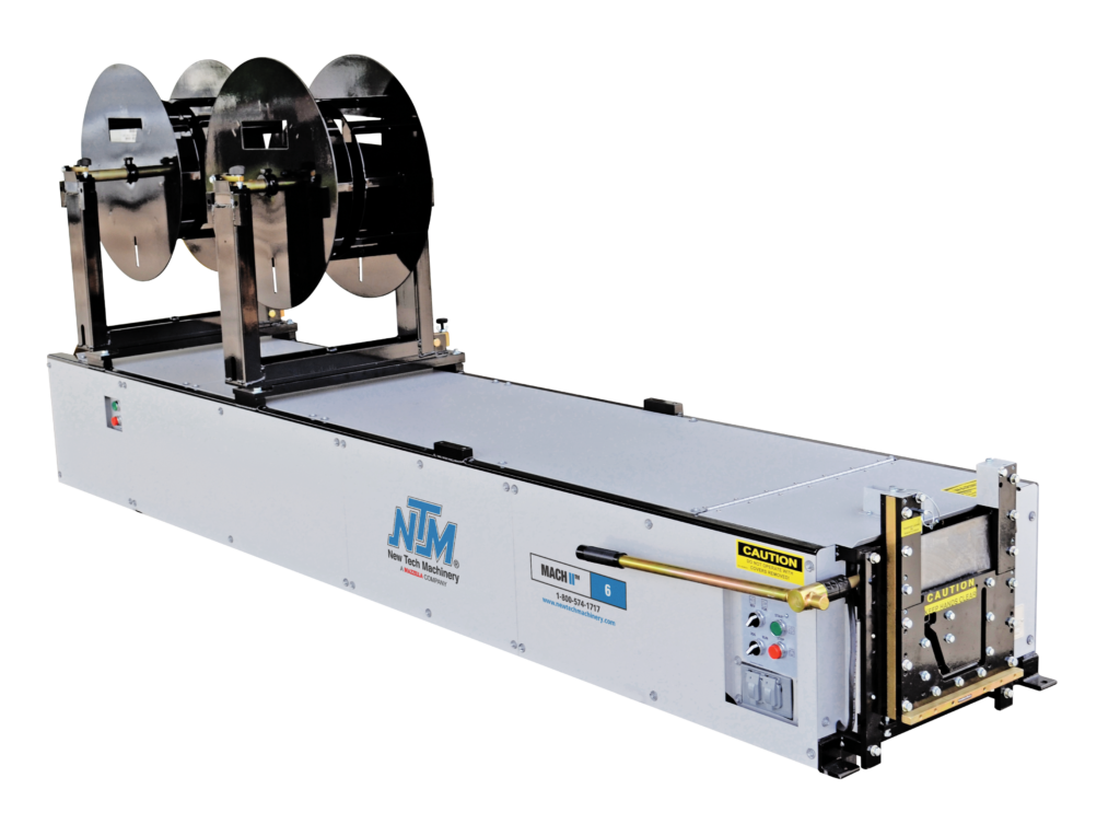 Mach II portable seamless gutter machine