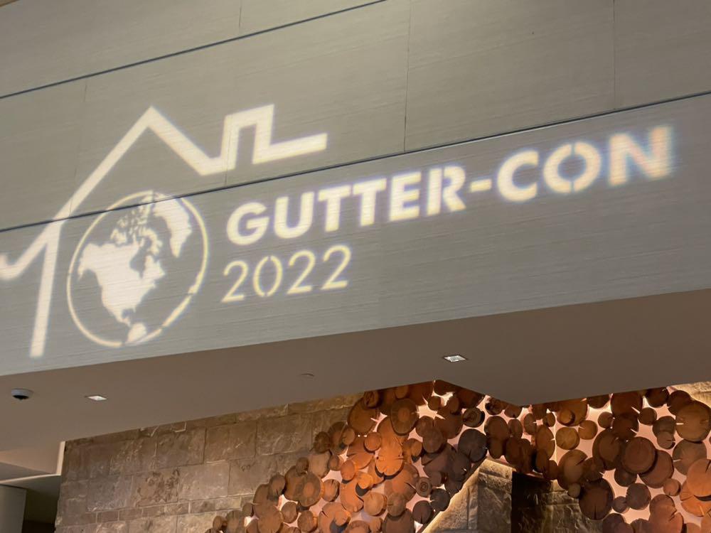 Gutter Con 2022 sign