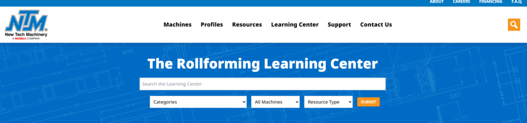 Learning Center Banner