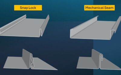 Standing Seam Metal Roof Profiles: Snap Lock vs. Mechanical Seam