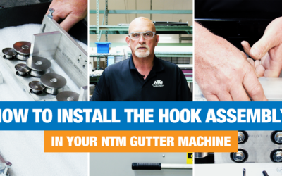 How To Install The Hook Assembly In Your New Tech Machinery Gutter Machine