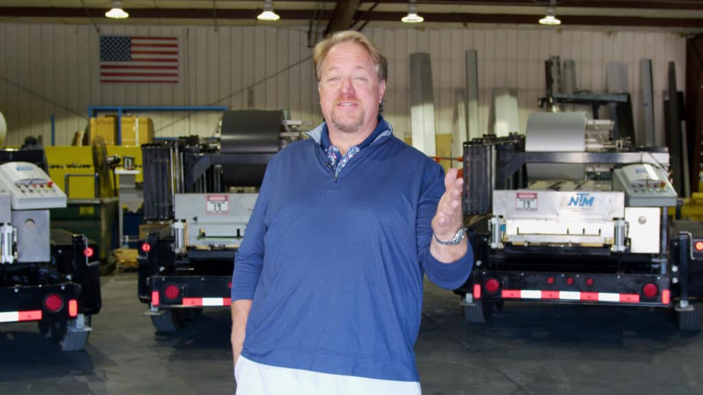 Todd Andrews in his shop